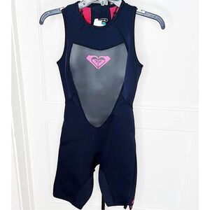 Roxy Surf Hyperstretch Shorts Wet Suit Black Size 6/34 New